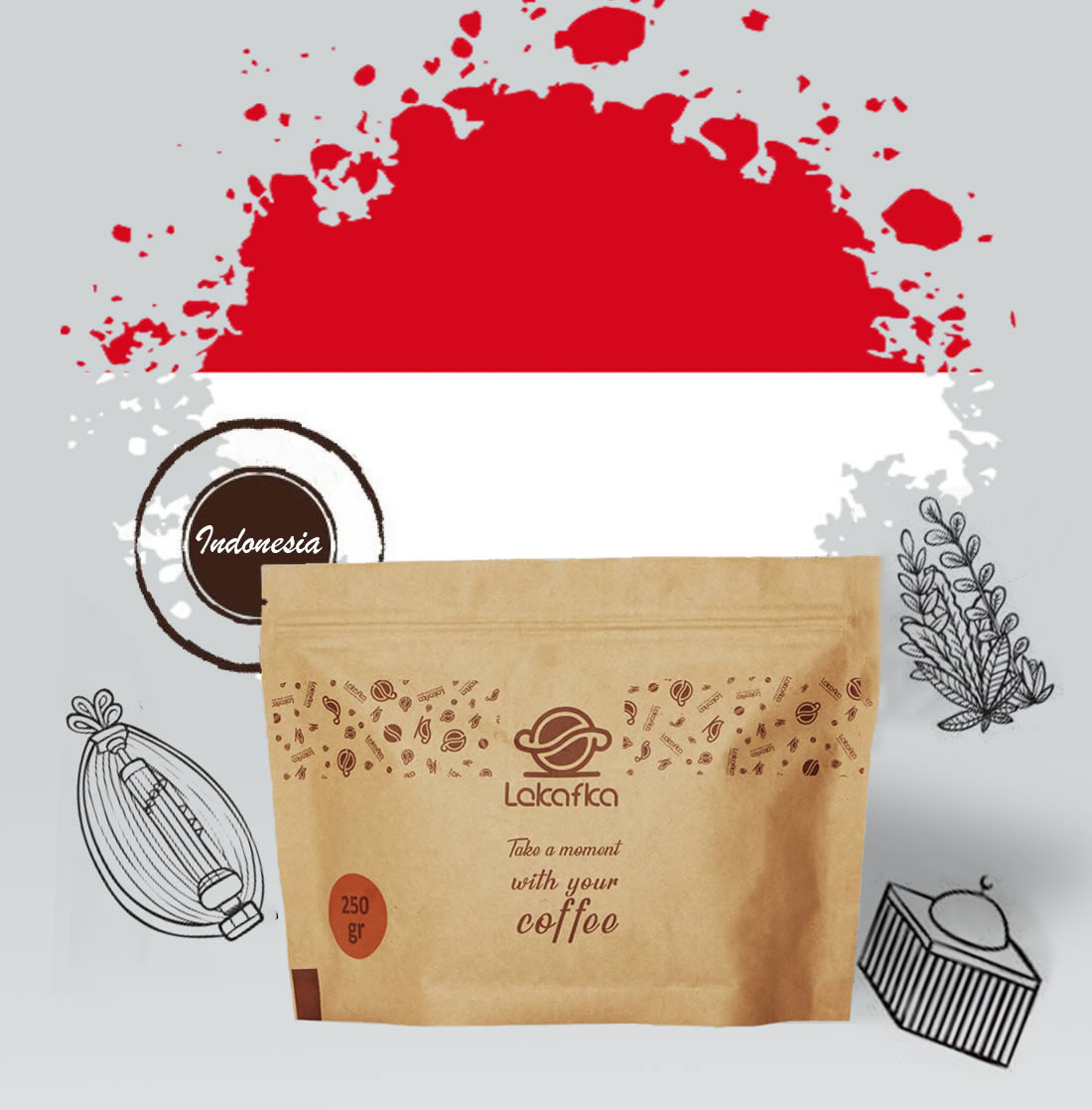 قهوه اندونزی دارک (روبوستا)