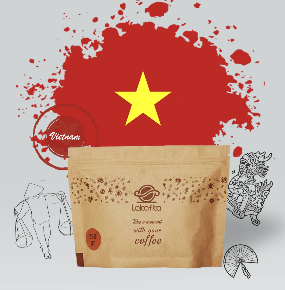 قهوه ویتنام دارک (روبوستا)